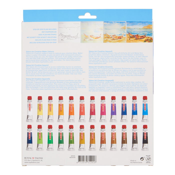 Talens Art Creation Set d'Aquarelle 24 x 12 ml Talens Art Creation Set d'Aquarelle 24 x 12 ml